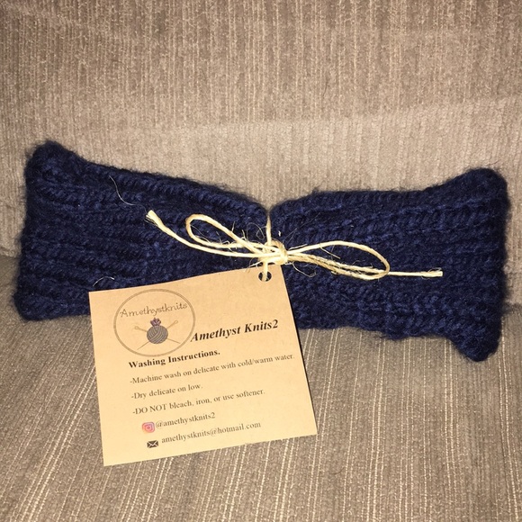 Handknitted by me, knotted headband/earwarmer - Picture 1 of 1